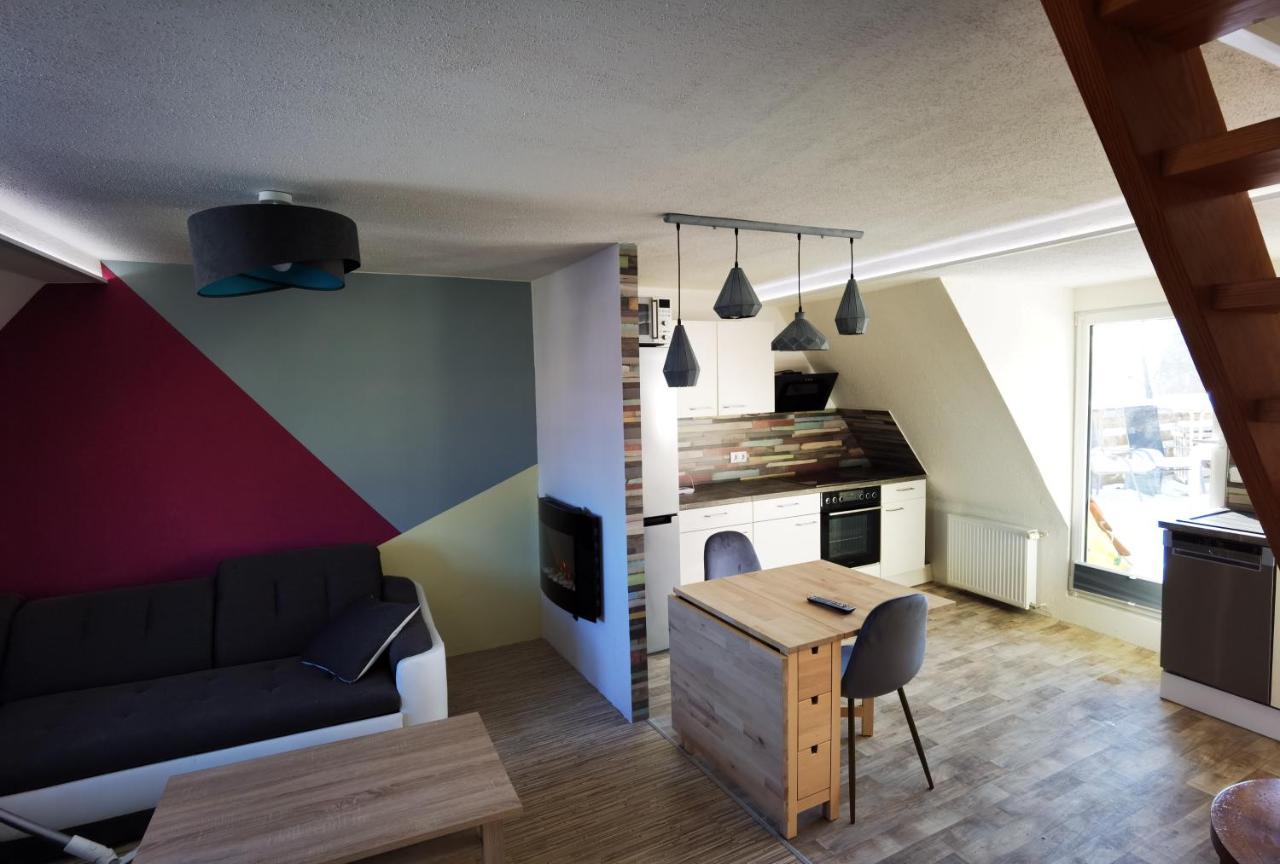 Gemuetliche Dachwohnung Mit Kleiner Oder Grosser Dachterrasse Nebeneinander Wolmirstedt Dış mekan fotoğraf