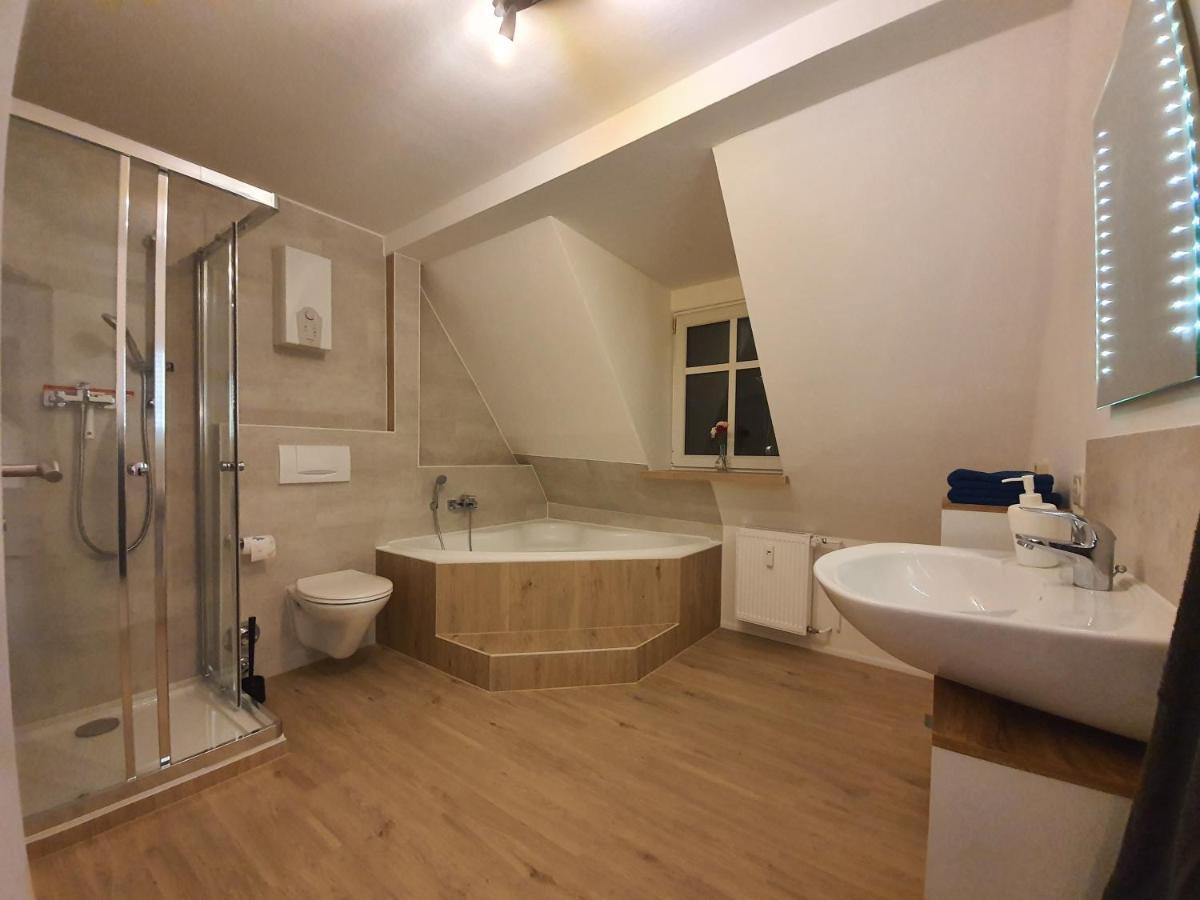Gemuetliche Dachwohnung Mit Kleiner Oder Grosser Dachterrasse Nebeneinander Wolmirstedt Dış mekan fotoğraf
